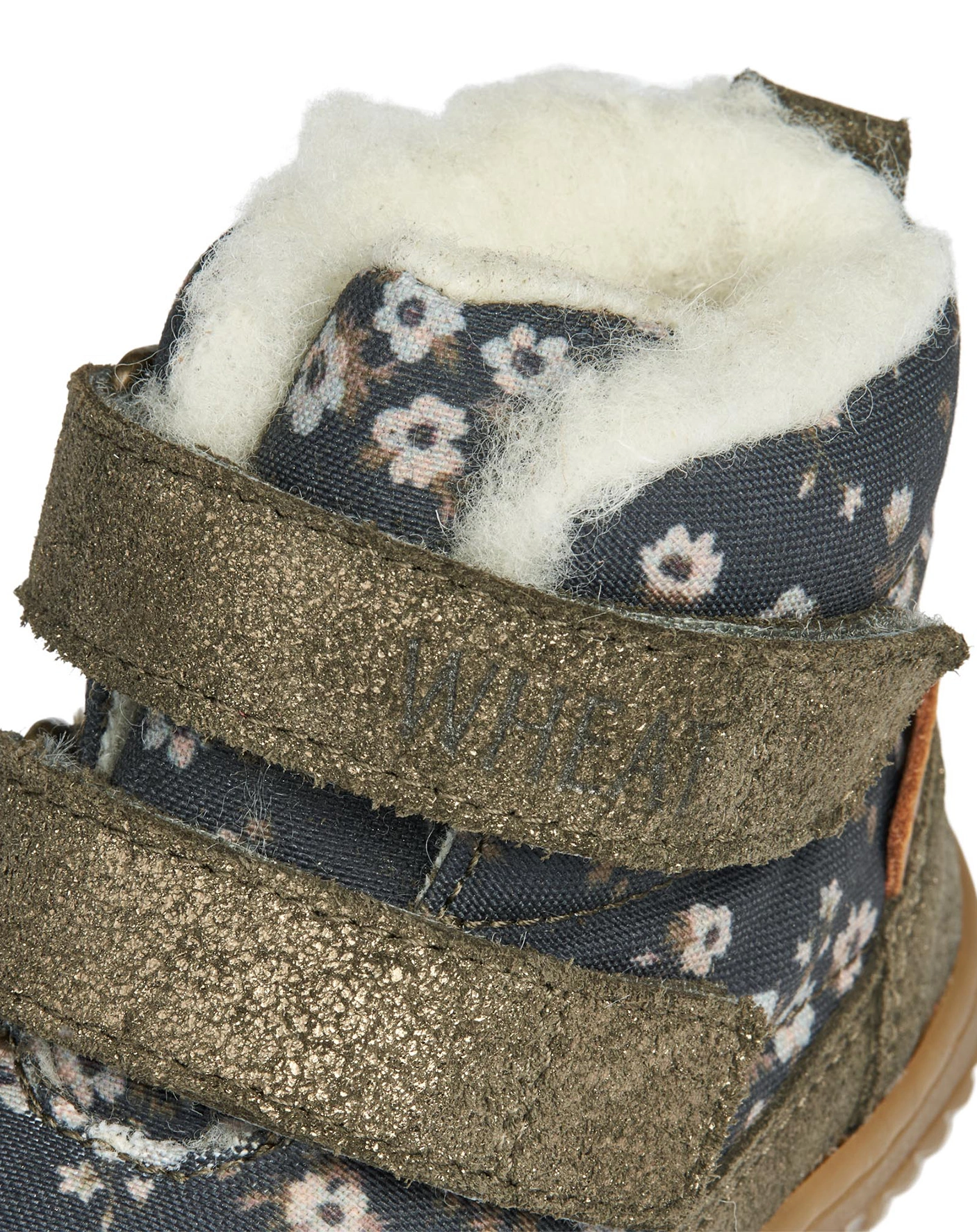 Klett-Lauflernboots DOWI TEX FLOWERS gefüttert in black