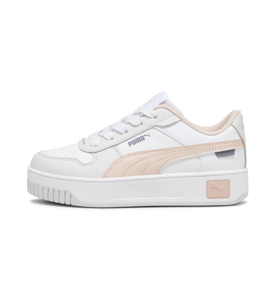 Tênis Puma Carina Street de couro, branco