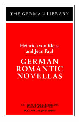 German Romantic Novellas: Heinrich von Kleist and Jean Paul - German Library (Paperback)