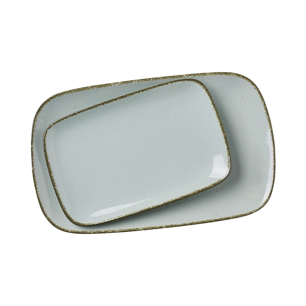Ritzenhoff & Breker 2-teiliges Casa Platten-Set blau
