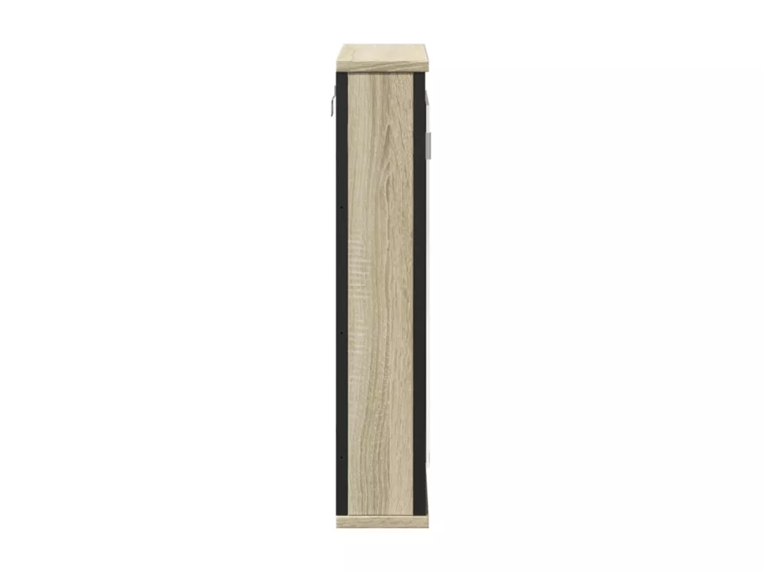 Prolenta Premium - Armoire à miroir de salle de bain chêne sonoma bois ingénierie