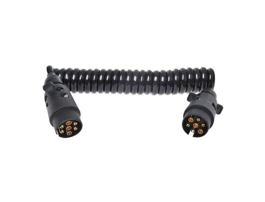PROPLUS - Câble spiralé 3 m avec 2 fiches à 7 broches