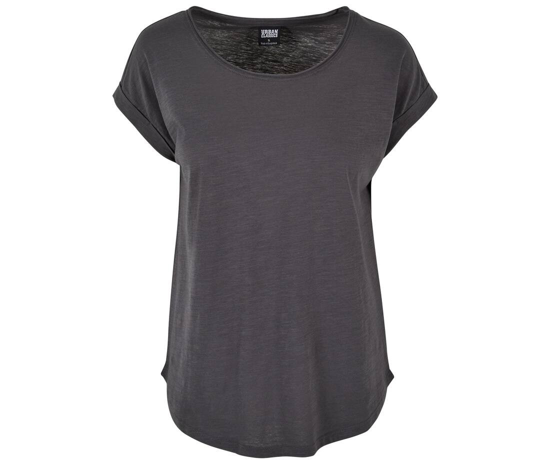 BUILD YOUR BRAND BY036 - T-shirt femme au dos rallongé