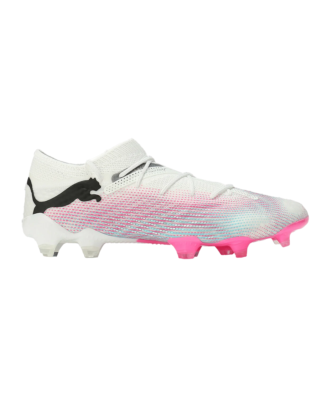 PUMA FUTURE 7 Ultimate Low FG/AG Phenomenal Weiss Schwarz Pink F01