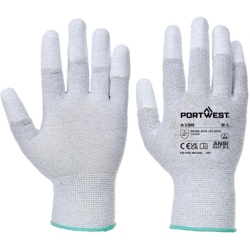 Portwest AB198 ESD 13 PU bouts de doigts Essential – lot de 12