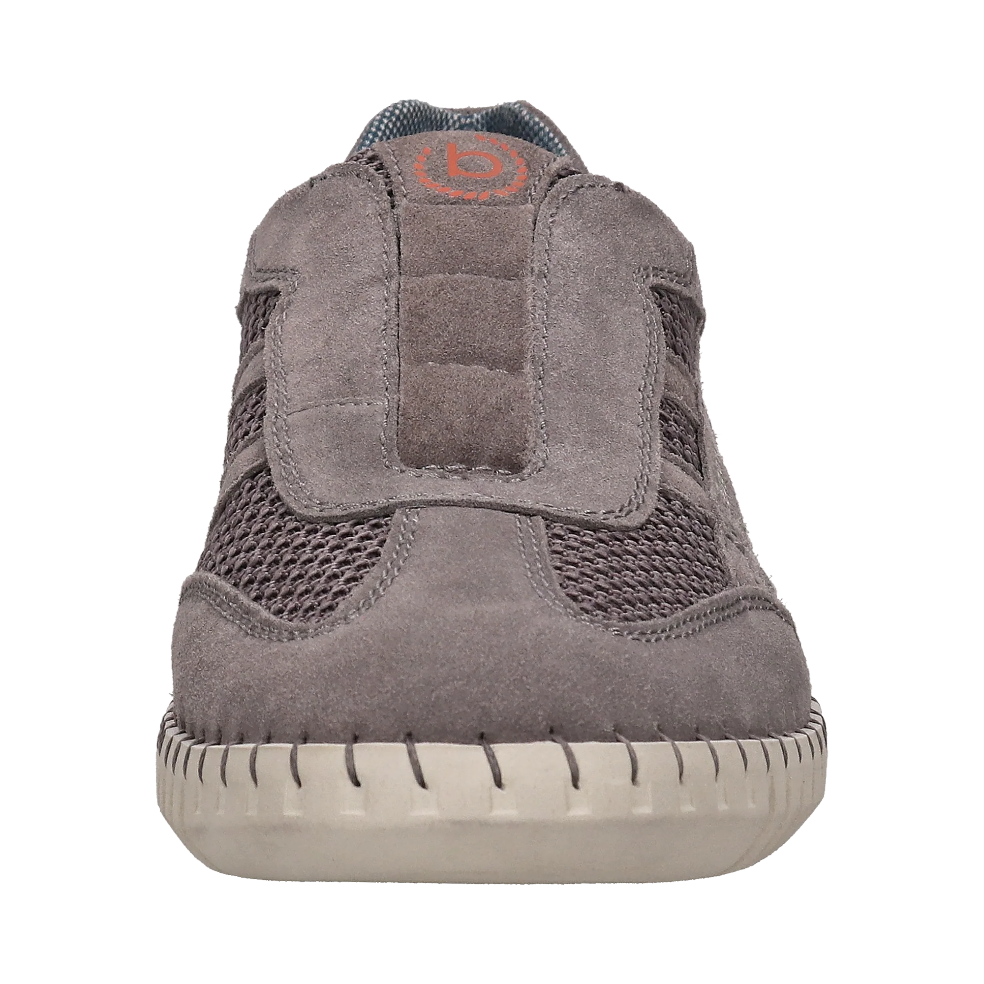 Leder Slip on grau