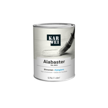 KARWEI binnenlak zijdeglans RAL 9003 alabaster 750 ml