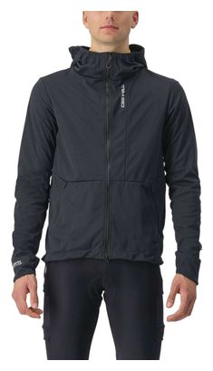 Veste Manches Longues Castelli Trail Hoodie Noir