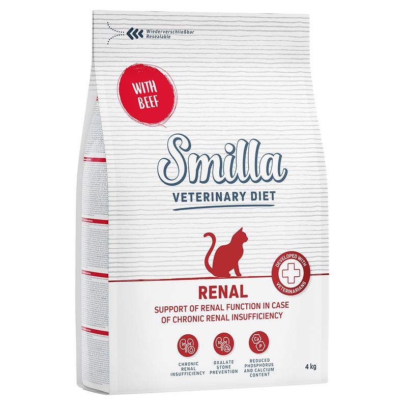 Smilla Veterinary Diet Renal bœuf