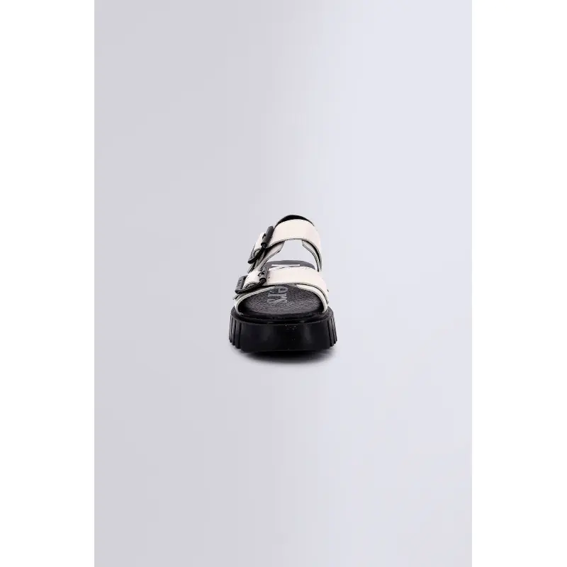 KICK FALK BLANC SANDALES Cuir Femme