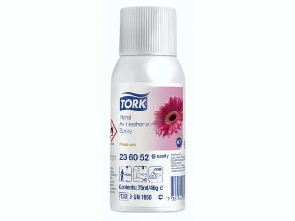 Duftfrisker Tork A1 Airfresh Premium Spray Blomst 75 ml - (12 stk.)