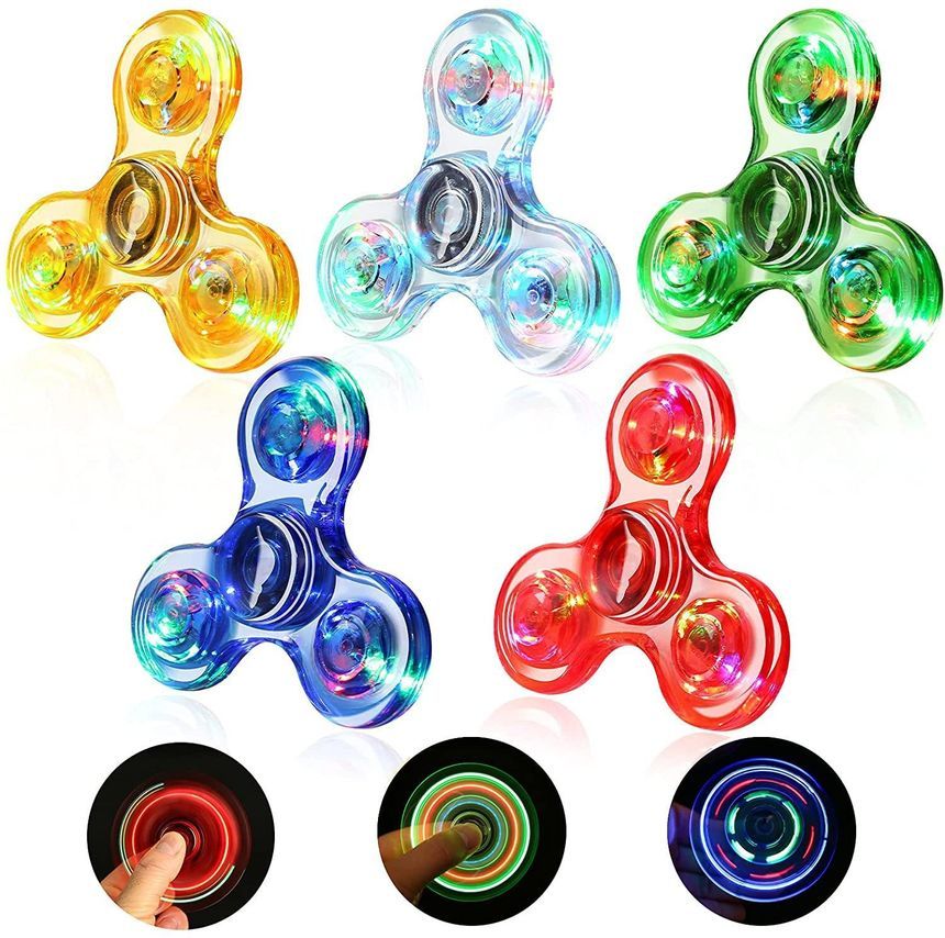 HOMTEC - LED Spinner Fidget Toy