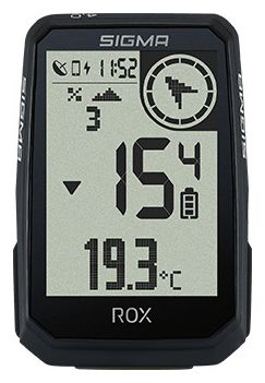 Compteur GPS Sigma ROX 4.0 Endurance Noir