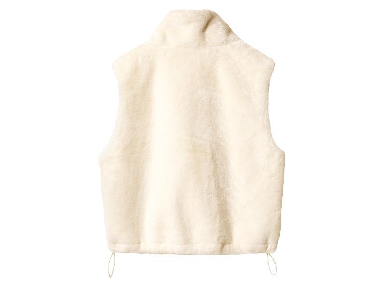 Pluche dames bodywarmer