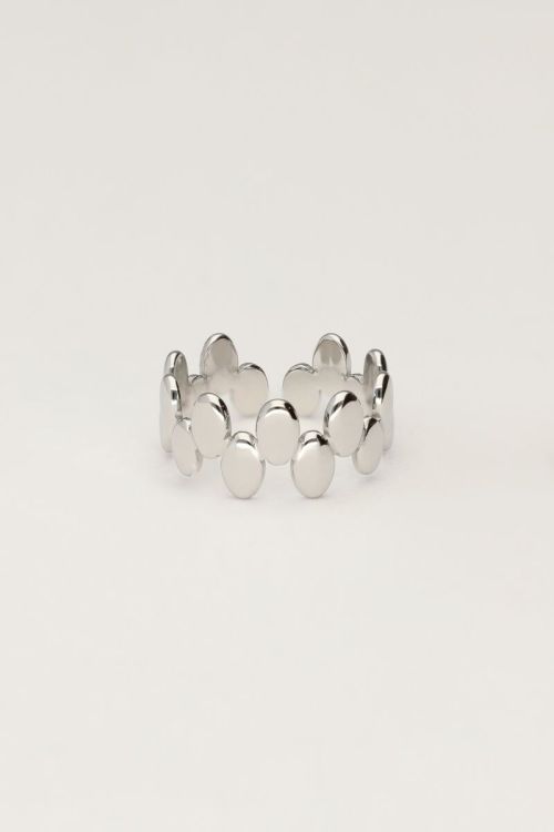 Statement ring met ovalen details