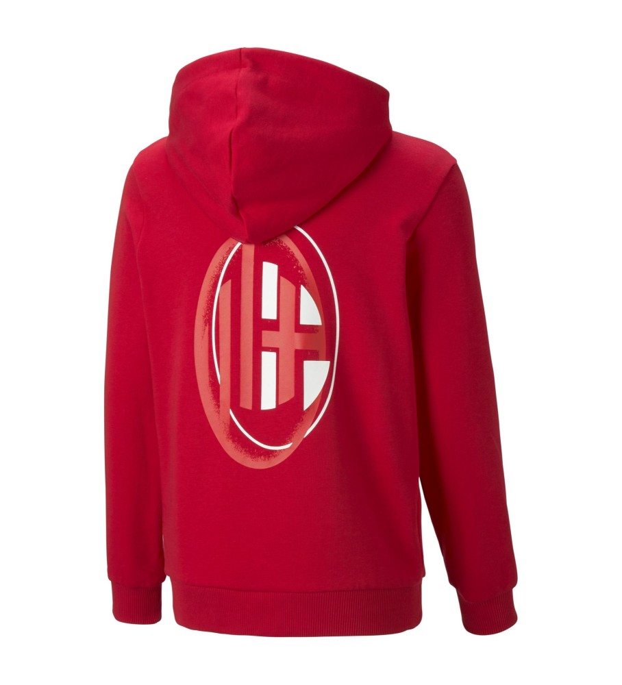 Moletom vermelho Puma AC Milan