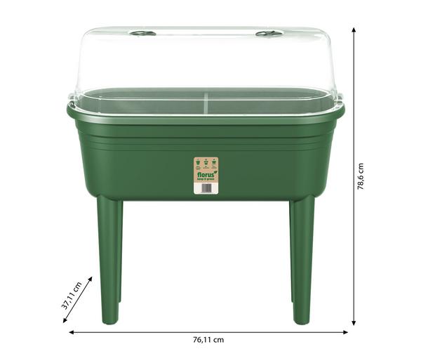 Florus Anzuchttisch-Set, ca. B76/H79/T37 cm,