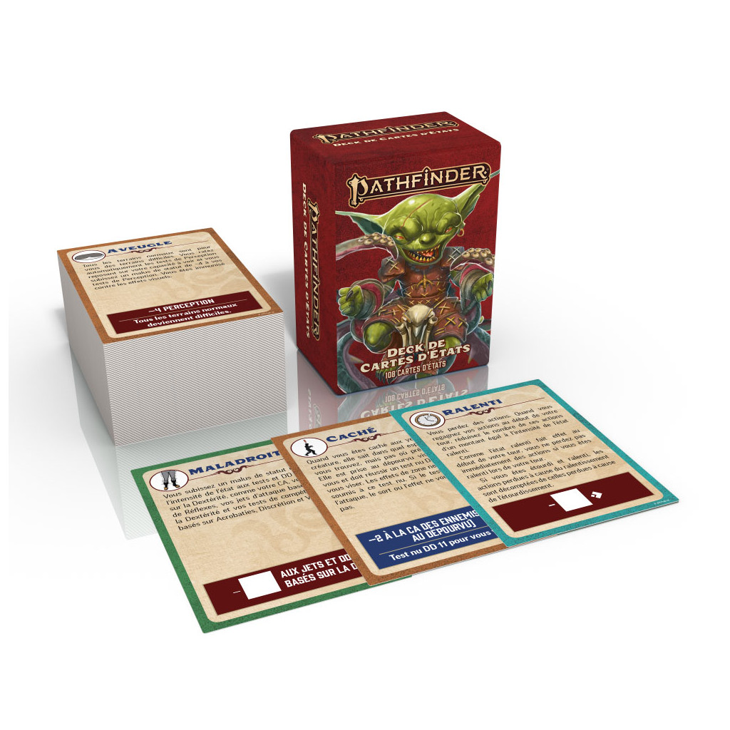 Pathfinder 2 - Deck de Cartes d'Etats