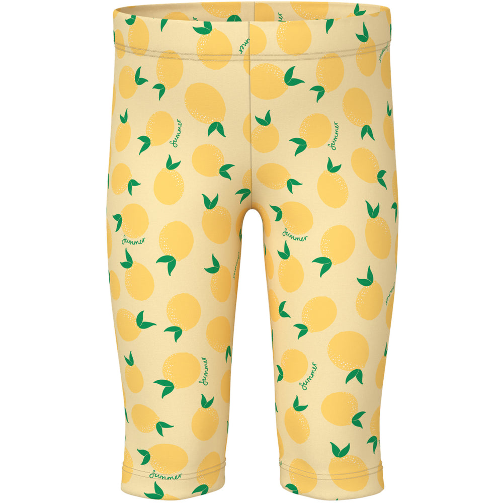 Køb Name It Double Cream Lemons Nmfvivian Aop Capri Leggings
