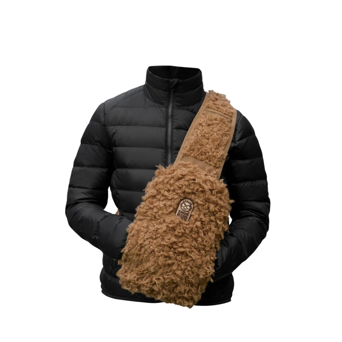 Snugbud Junior Shaggy bruine bodywarmer waterkruik