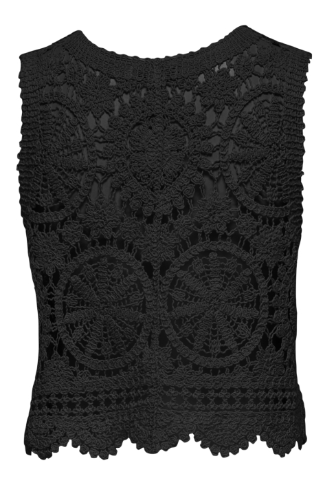 Jacqueline de Yong zwarte dames gilet