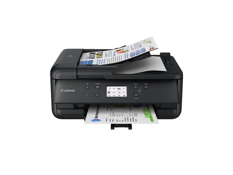 Canon PIXMA TR7650 - Multifunktionsprinter - farve - blækprinter - A4 (210 x 297 mm), Legal (216 x 356 mm) (original) - A4/Legal (medie) - op til 15 ipm (udskriver) - 200 ark - 33.6 Kbps - Wi-Fi(n), USB 2.0