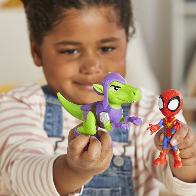 Spidey und seine Superfreunde - 2er Pack - Spielfiguren - Dino-Webs - 1 Stück