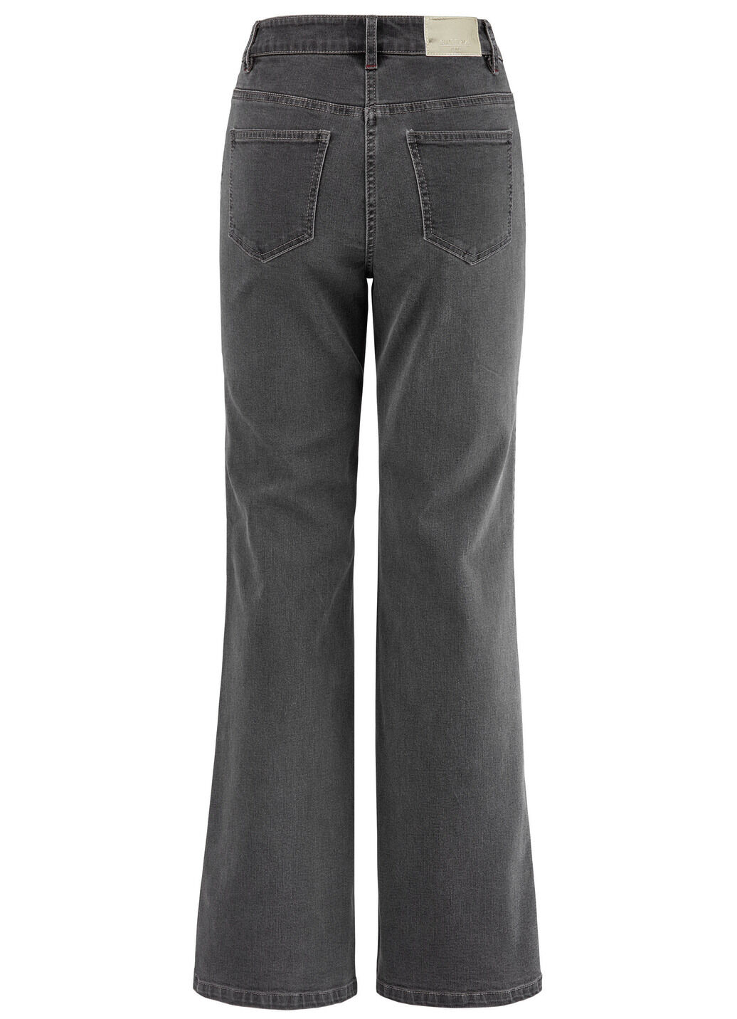 Jeans mit Ziersteppungen im Ethno-Stil