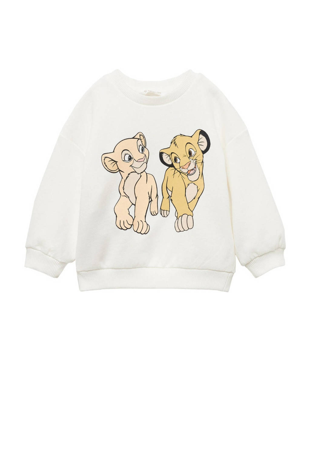 Mango Kids Disney sweater met printopdruk offwhite