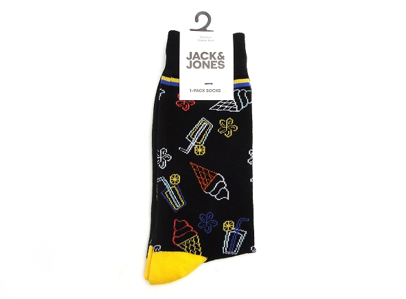 Jack and jones famille accessoires jacneon tropical socks jaune