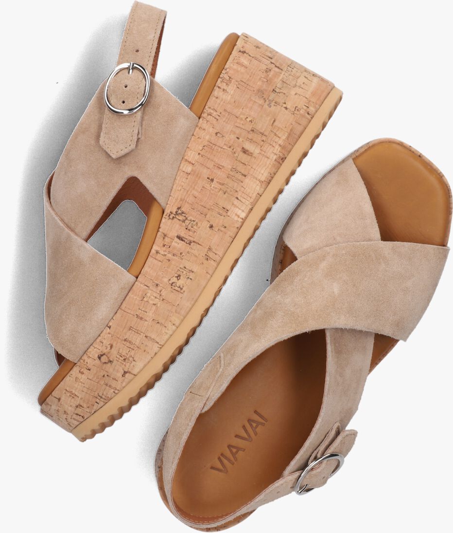 VIA VAI beige via vai sandalen sissel raise
