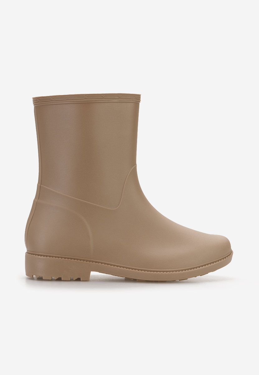 Bottines en caoutchouc kaki Themia
