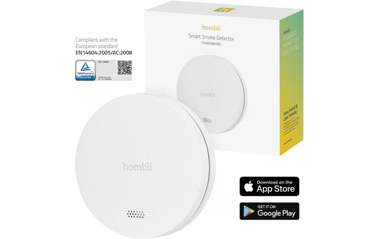Hombli Smart-Home-Steuerelement »Smart Smoke Detector 85 dB Weiss«