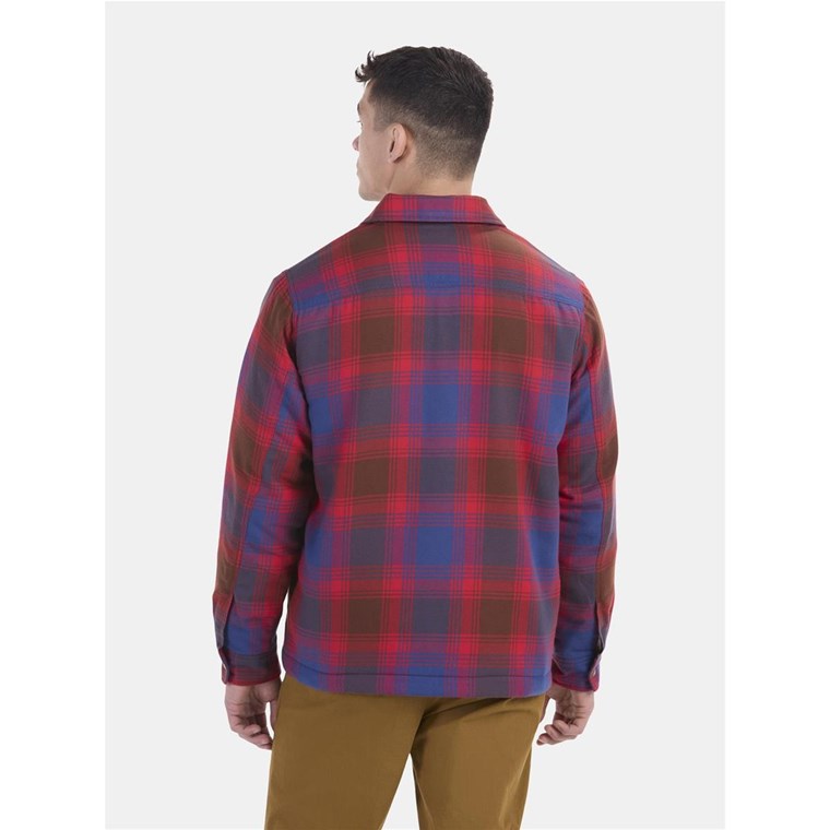 Marmot Ridgefield Sherpa Flannel Shirt Jacket Red