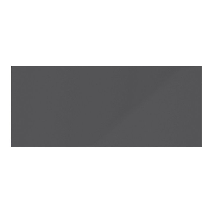 Lot de 2 façades tiroir Stevia gris anthracite brillant L. 80 cm x H. 34 cm Caraway Innovo GoodHome