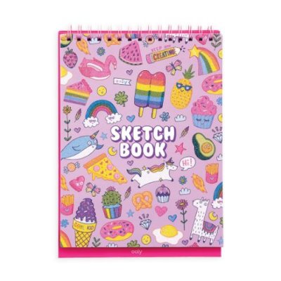 Pink Funtastic Friends Sketch Book