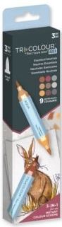 Spectrum Noir TriColour Aqua Markers - Essential Neutrals