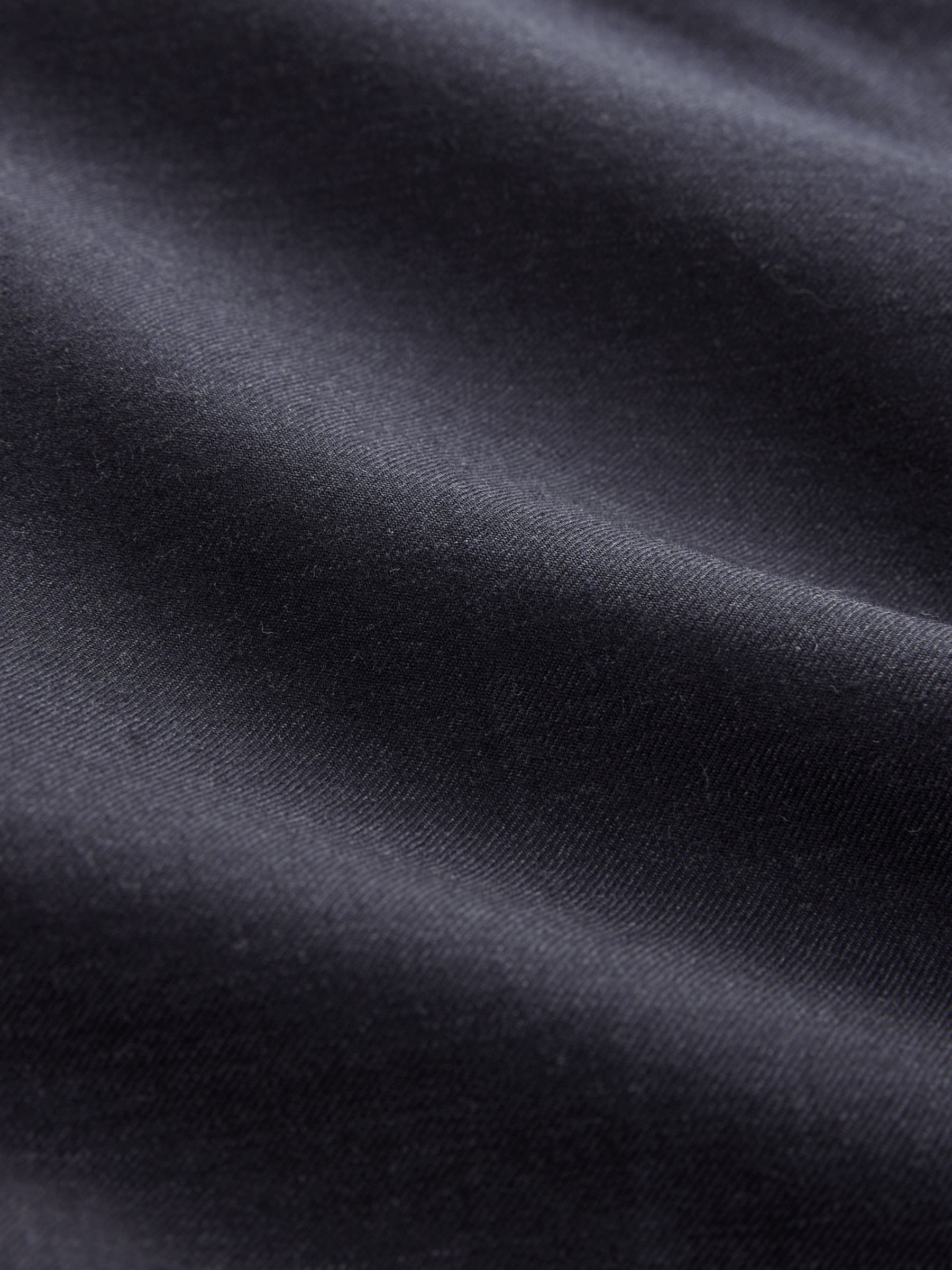 Donkerblauw - Normale Pasvorm - Signature - 100% Wollen broek met Motion Flex-tailleband