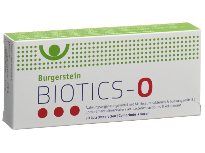 Burgerstein Biotics-O 30 Lutschtabletten Bakterienkultur für Rachen & Mund