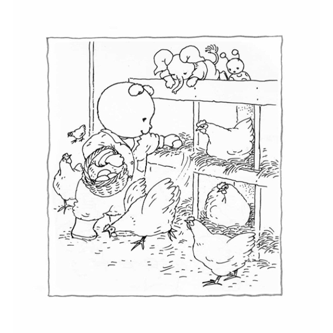 Bobbi kleur- en stickerboek - boerderijdieren