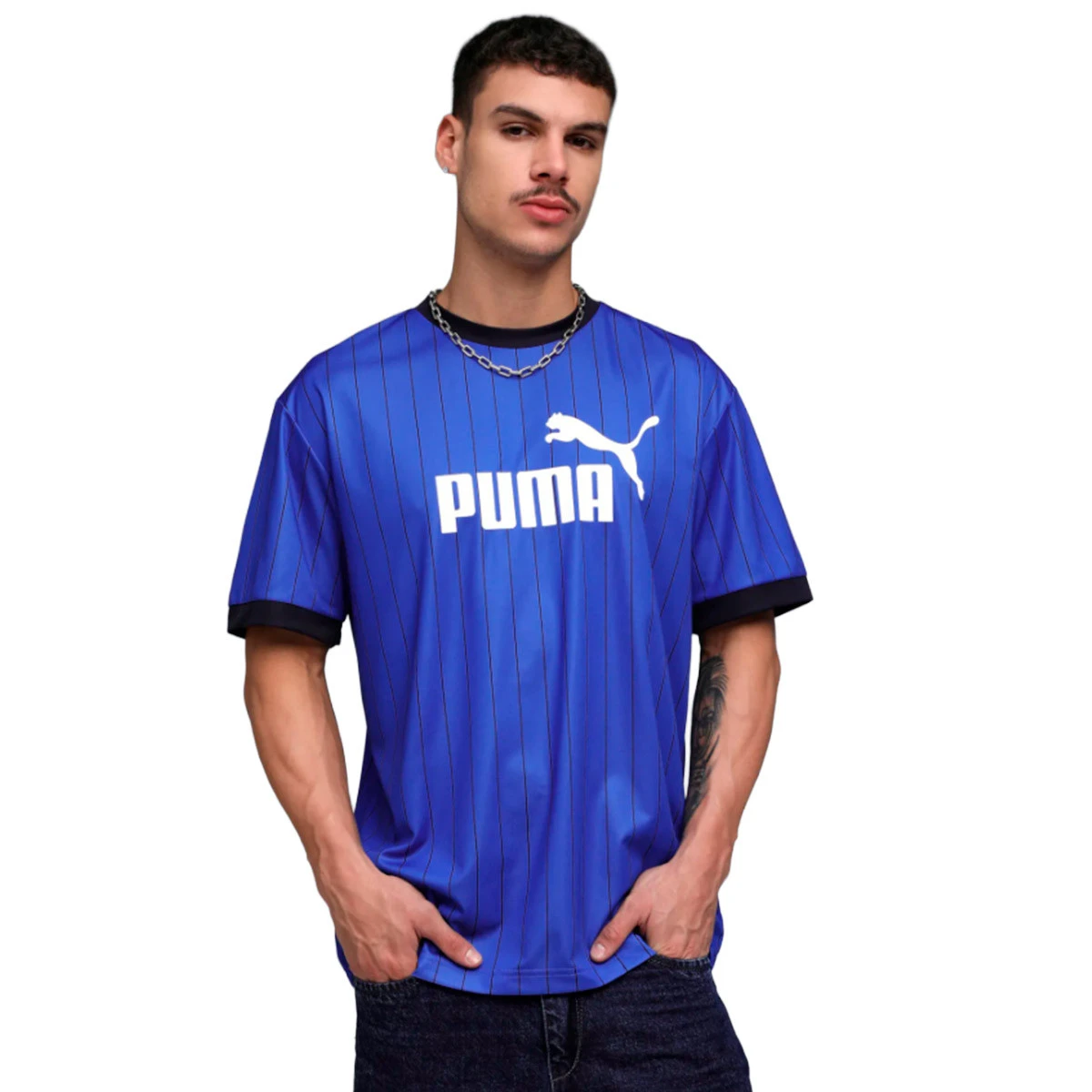 T-Shirt Puma Essentials Striped Jersey