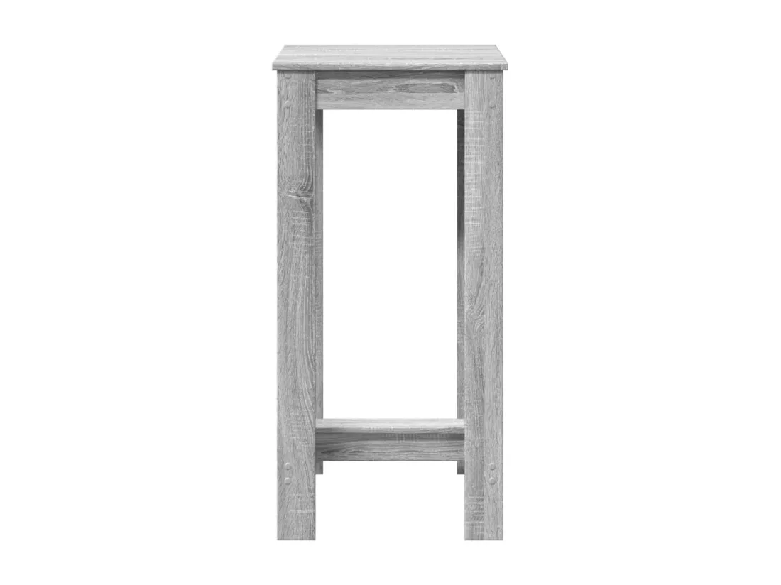 Table de bar sonoma gris 51x50x103,5 cm bois d'ingénierie