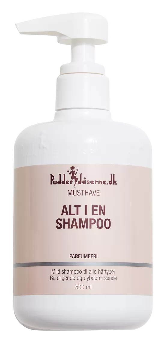 Pudderdåserne Alt I en Shampoo - 500 ml.