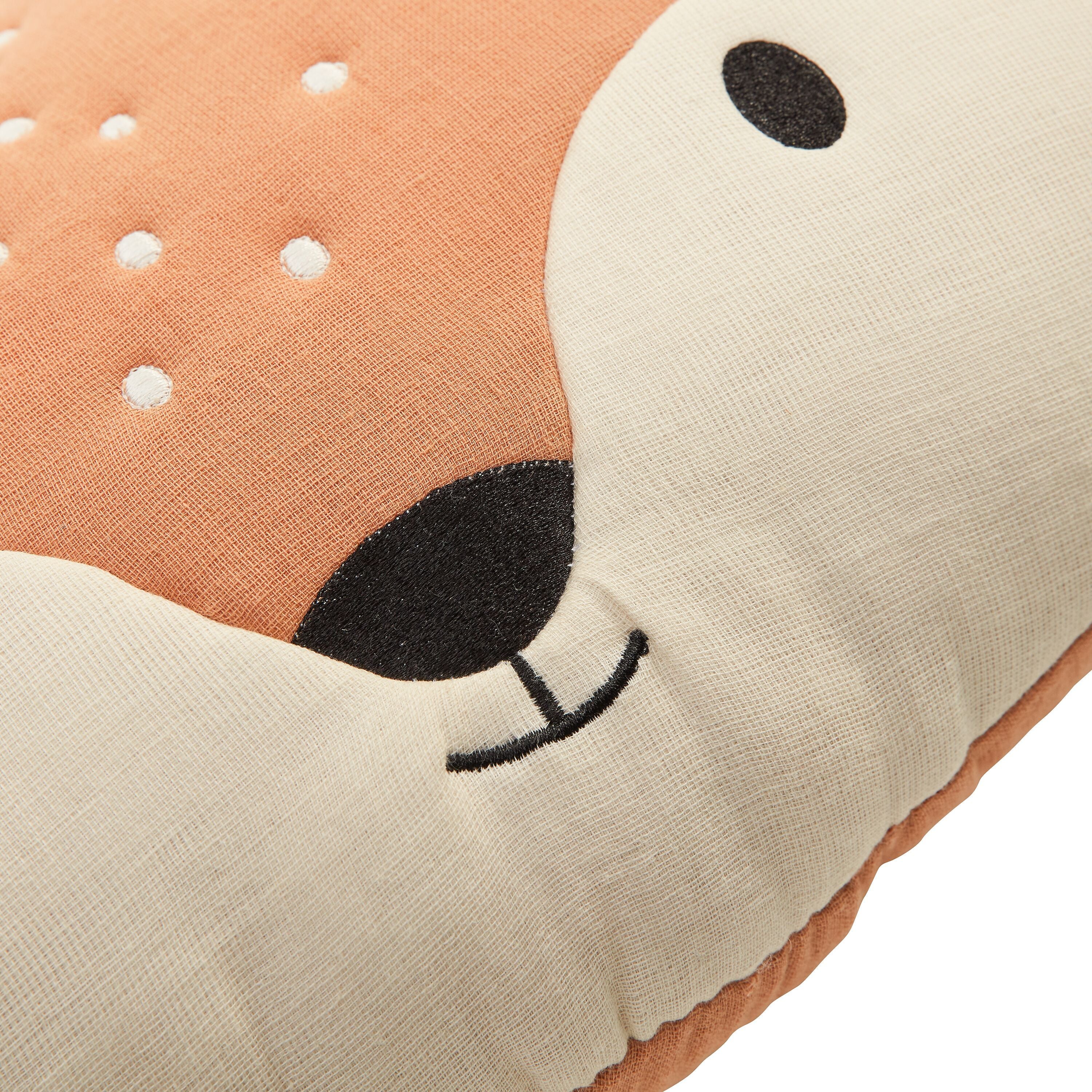FOX Zierkissen - Beige / B: 43.0 cm x T: 35.0 cm