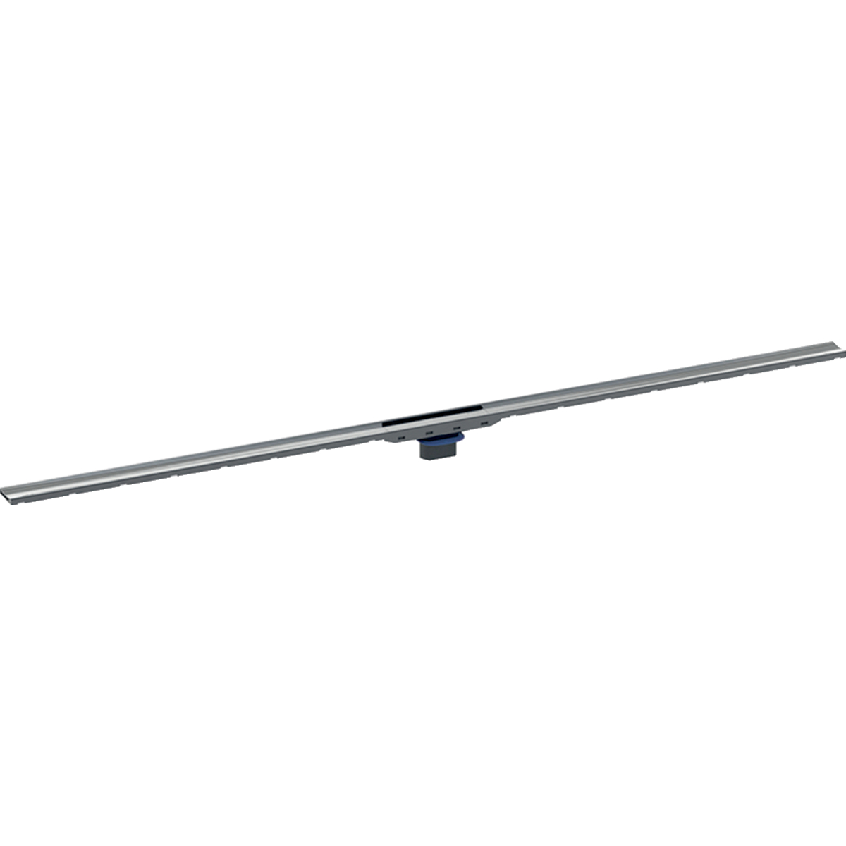 Geberit CleanLine80 douchegoot zwart chroom 30-110cm verstelbaar