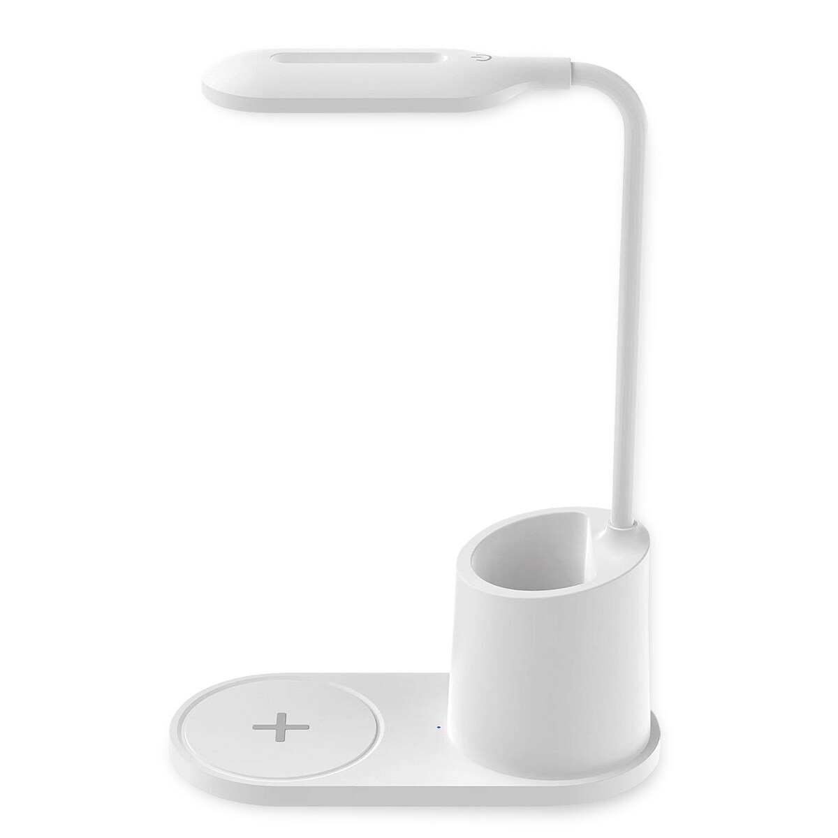 Fontastic LED-Tischlampe „Koral“ mit Induktivlader, weiß