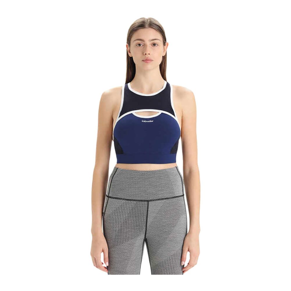Icebreaker ZONEKNIT SPORT - Brassière Femme rylnvy/mdnnv/cb
