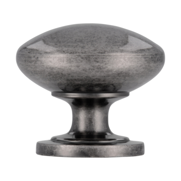 Knop Hilde tin look 32mm