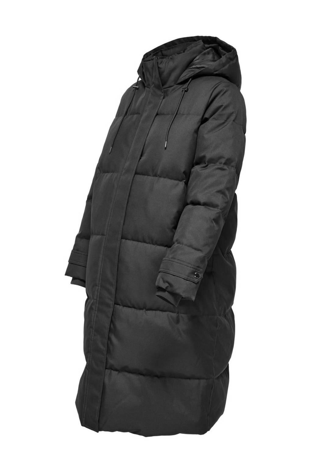 ONLY MATERNITY gewatteerde zwangerschapsjas winter OLMIRENE zwart