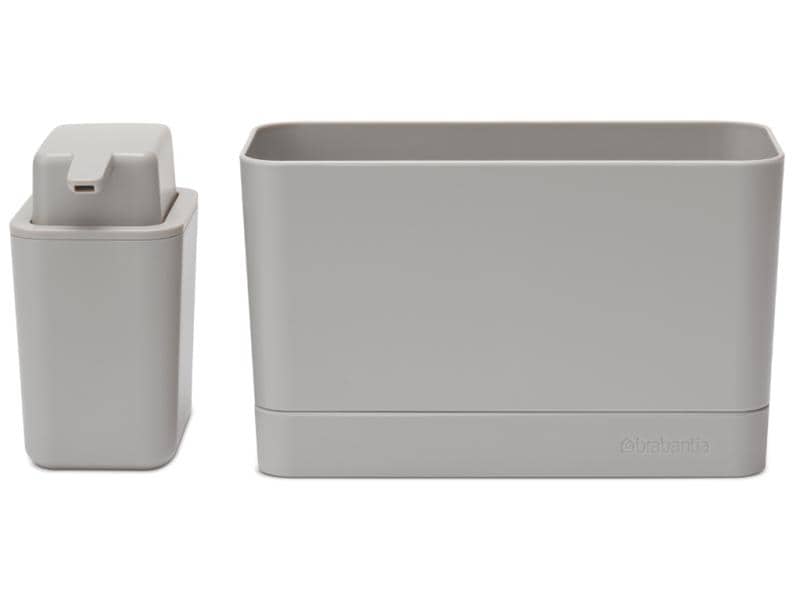 Brabantia Spültrog-Organizer Set, Grau Spültrog-Organizer